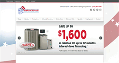 Desktop Screenshot of americanairheating.com