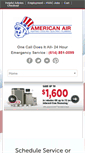 Mobile Screenshot of americanairheating.com